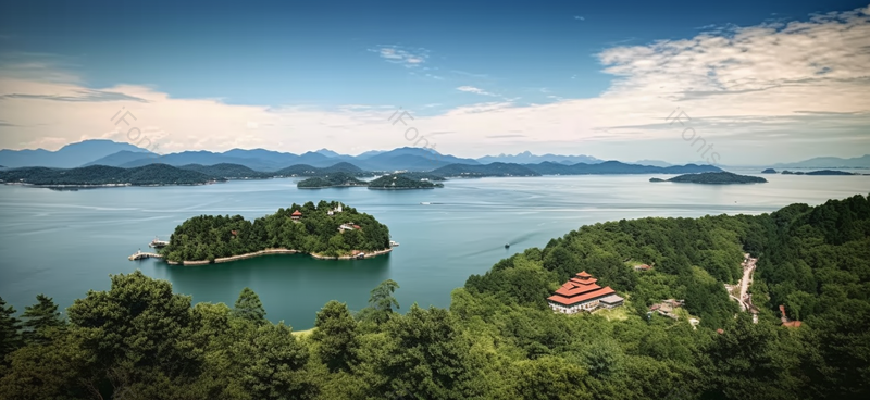 千岛湖景区风景全景图,高清,摄影图,摄影图片,图片大全,摄影图免费下载